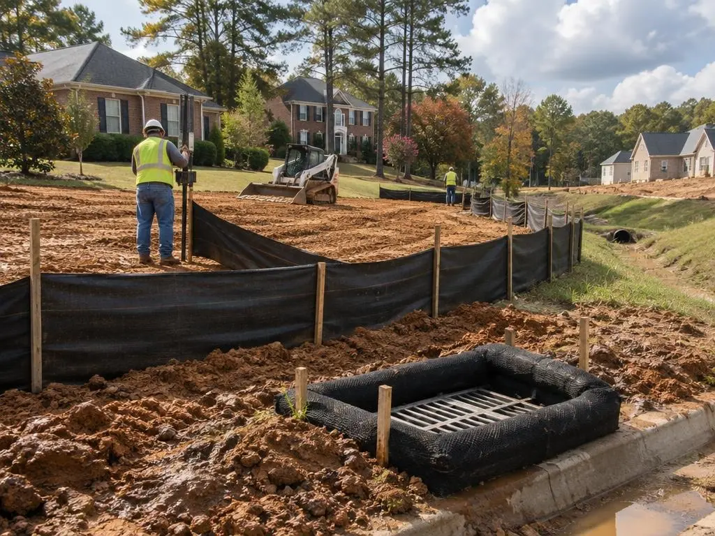 Silt Fence & Sediment Control in Memphis, TN